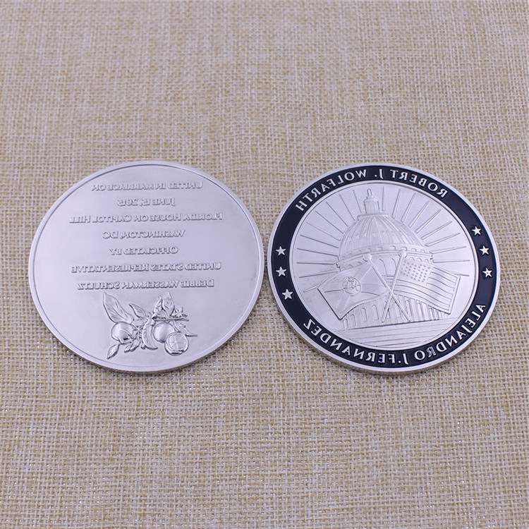 Custom Wholesale Metal Souvenir Coin/Silver Coin/3D Coin/Challenge Coin