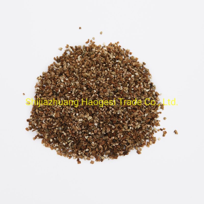Golden Crude Vermiculite Golden and Silvery Expanded Vermiculite