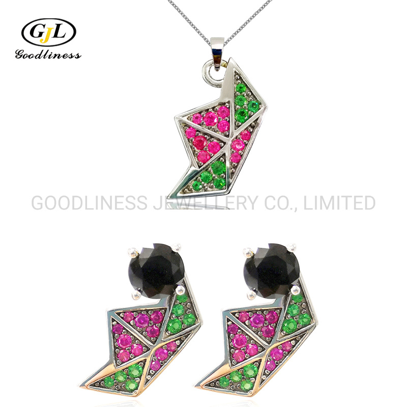 CZ Design Fashion Silver Jewelry Women Jewelry Set