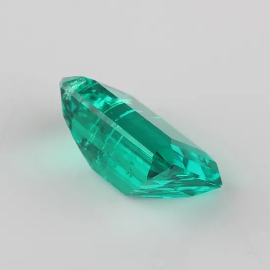 Lab Created Stone Loose Gemstone 1.5 Carat Emerald Cut Emerald Price Per Carat Hydrothermal Emerald