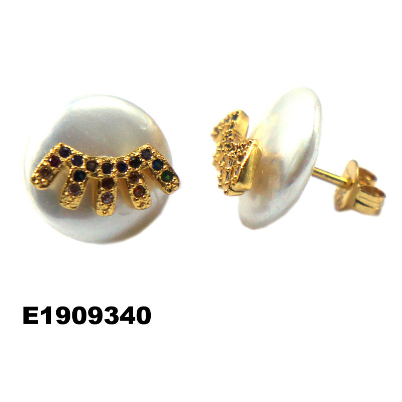 New Style/Gold Plated/Pearl Jewelry/ Women Earrings