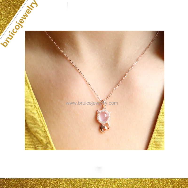 Trendy Charm Necklace Simple Jewelry Chain Silver Necklace