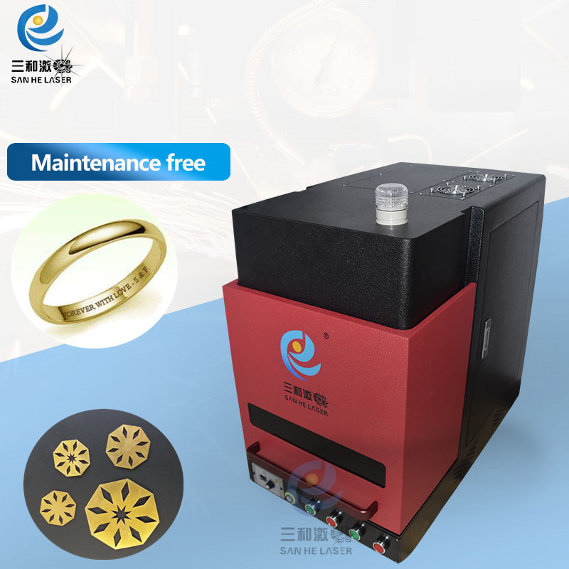 Portable Fiber Laser Cutting Marking Machine for Jewelry Gold Slivery (50W/60W)