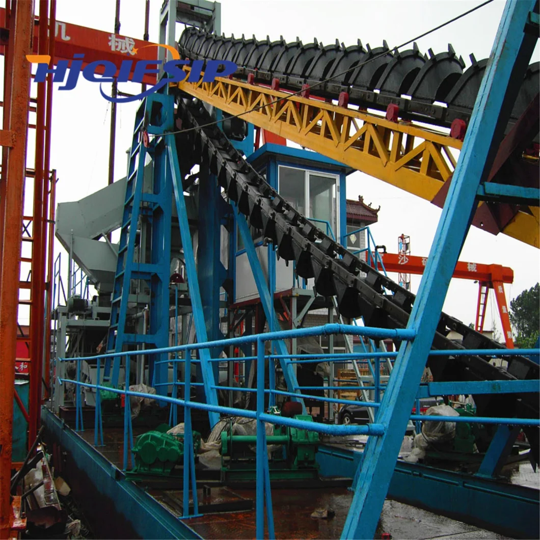 Hot Sale Hj-M60 Bucket Chain Gold and Diamond Dredger for River Gold Dredging for Sale