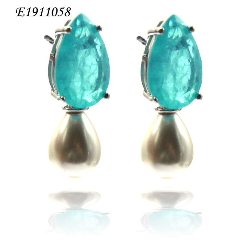 Fine Quality/ 925 Silver/Chain Earring/in Silver Jewelry/