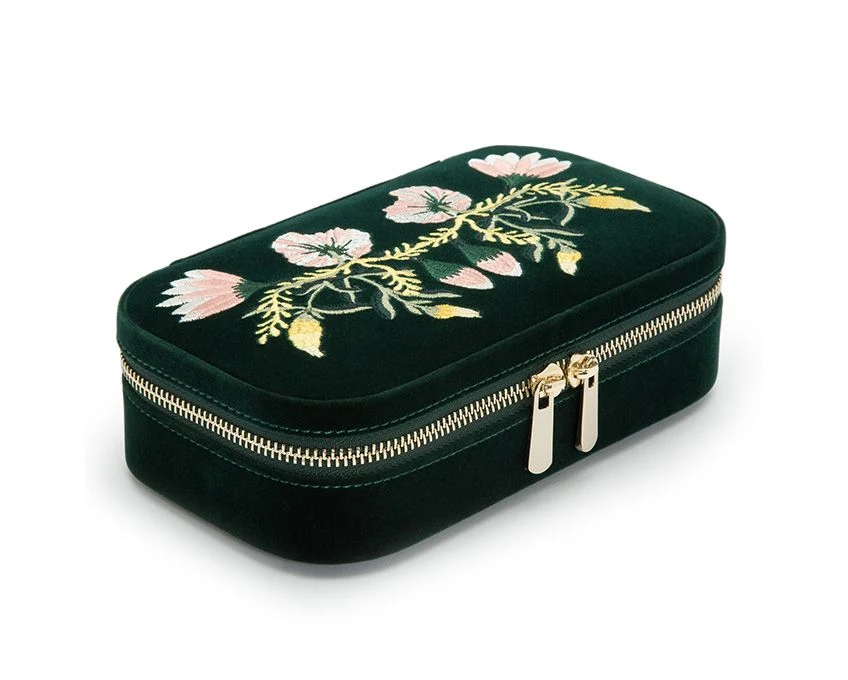 Mini Jewelry Box Velet Leather Necklace Organizer Travel Jewelry Case for Women Multi-Functional Jewellery Box for Women