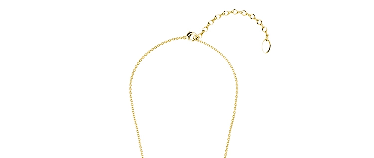 18K Gold Plated Trendy Love Heart Necklace Design Valentina Pendant