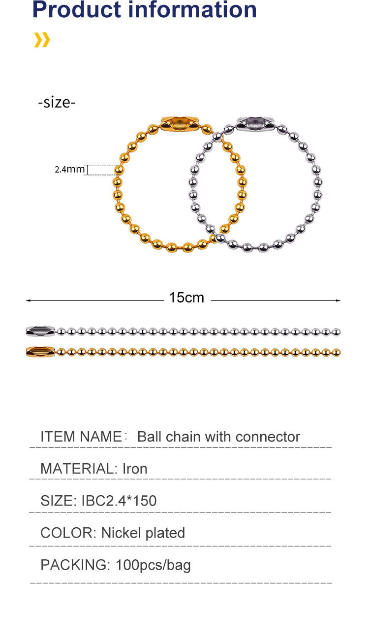 Brass Chain Jewelry Chain Ball Chain Iron Chain Key Chain Dog Chain Gold Chain Necklace Chain Stainless Steel Chain Brass Chain