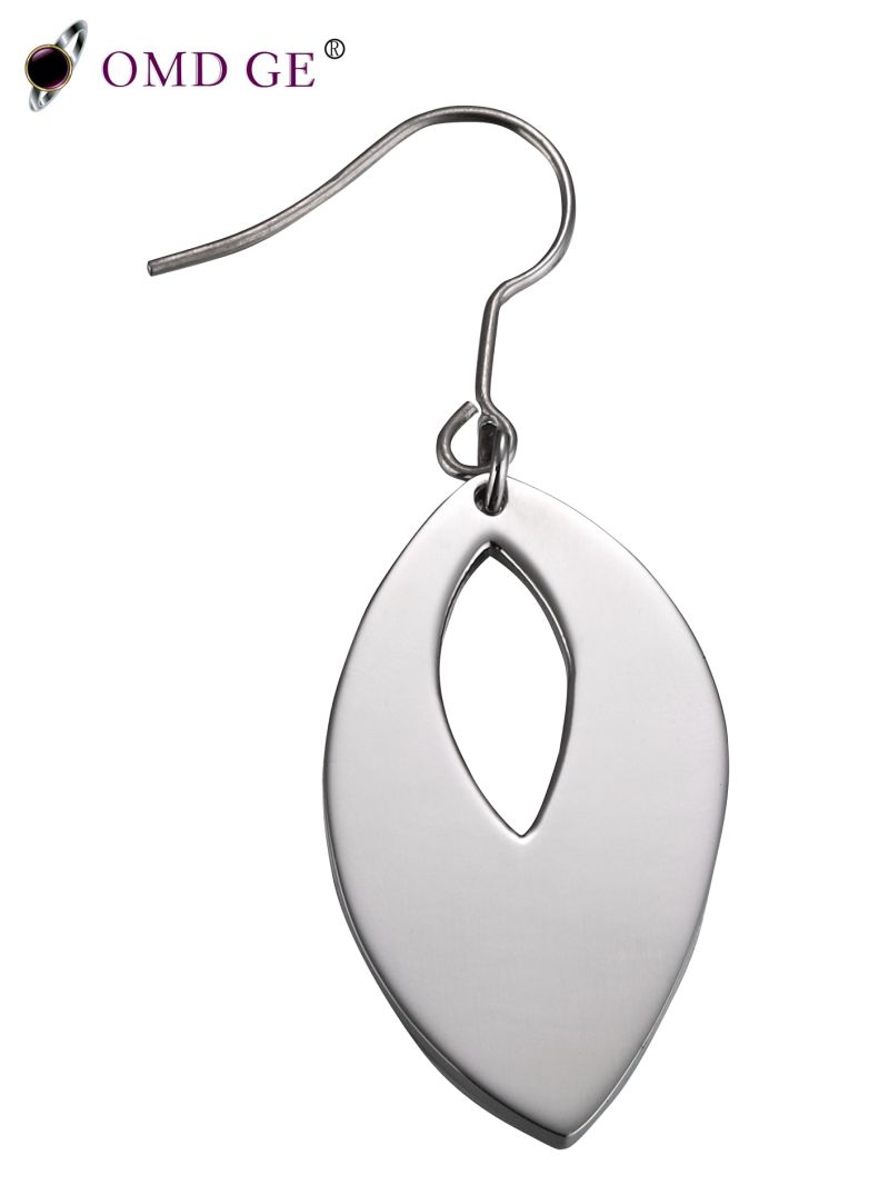 Fashion Leaf Jewelry Stainless Steel Earrings