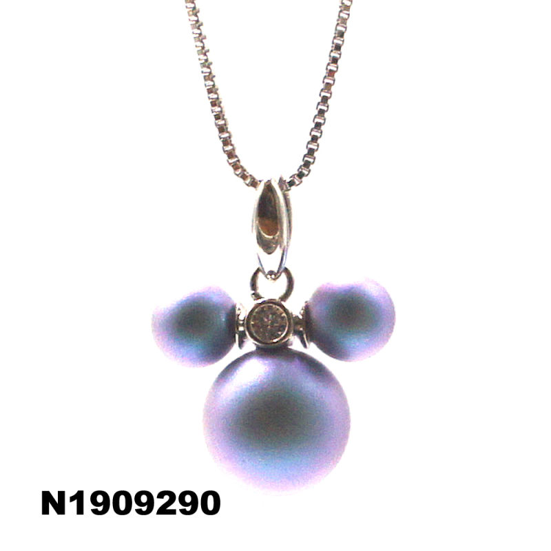 Fashion 925 Silver Jewelry Necklace with Pearl Fashion Necklace Set