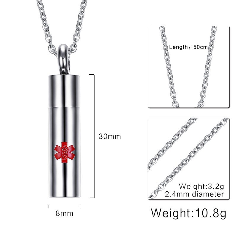 Men Fashion Jewelry 316L Stainless Steel Charm Necklace Pendant