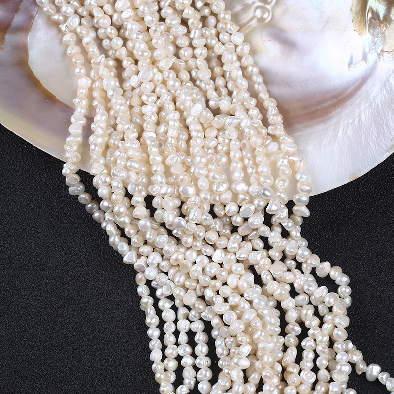 5-6mm Baroque Natural Freshwater Pearl Loose Pearls Beads