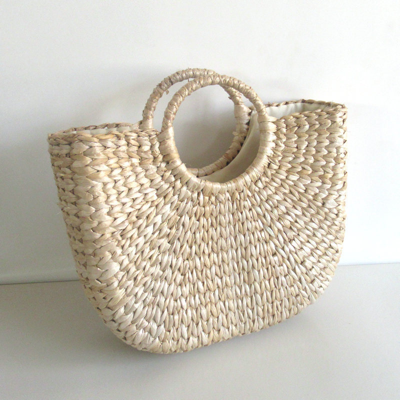 Wholesale Straw Handbags for Shopping, Beach Bag for Lady