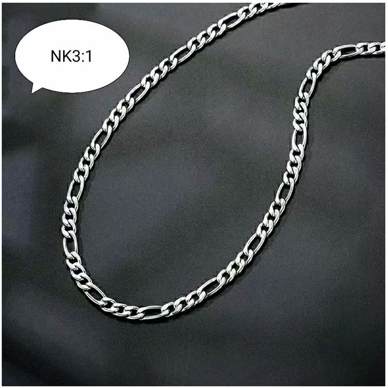 Stainless Steel Chain Nk3: 1 Stainless Steel Nk Chain Necklace Crude Chain Necklace for Men Women Jewelry