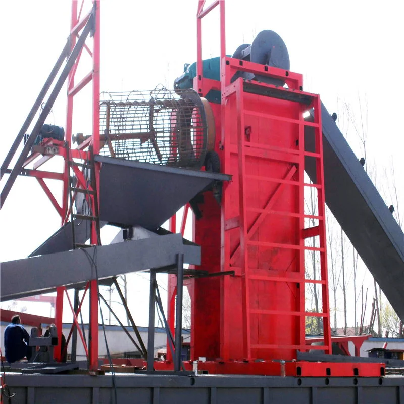 High Quality Chain Bucket Gold Dredger for River Gold