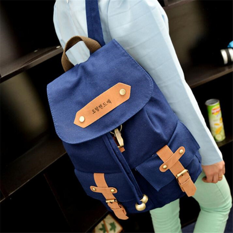 Women Backpack Bag Girl School Bag Ladies Canvas Travel Bags