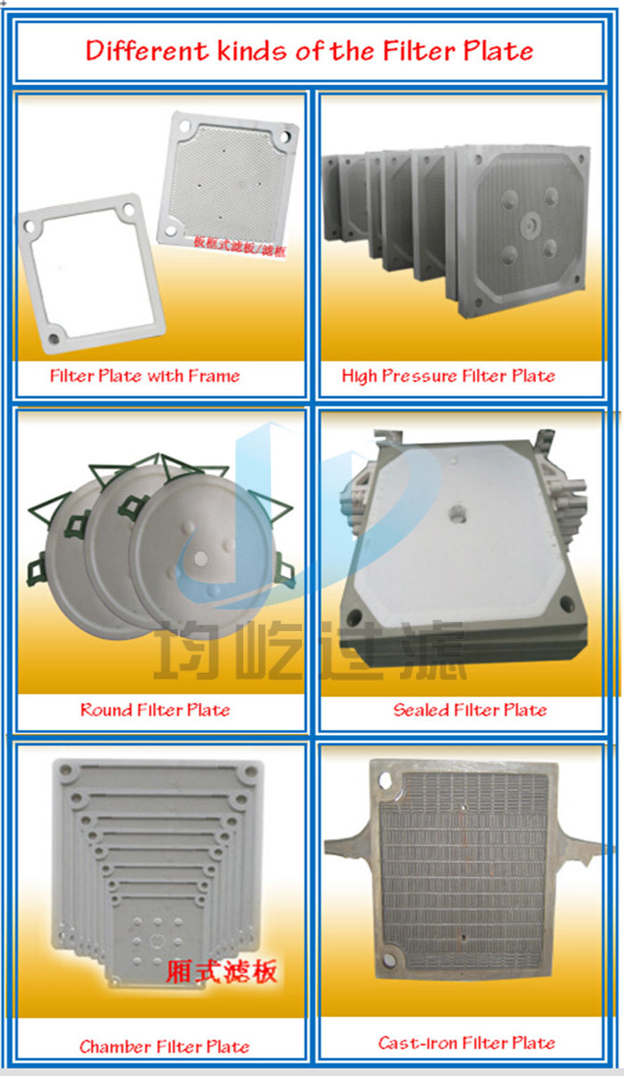 PP Material Chamber Filter Plate 1250 mm*1250 mm