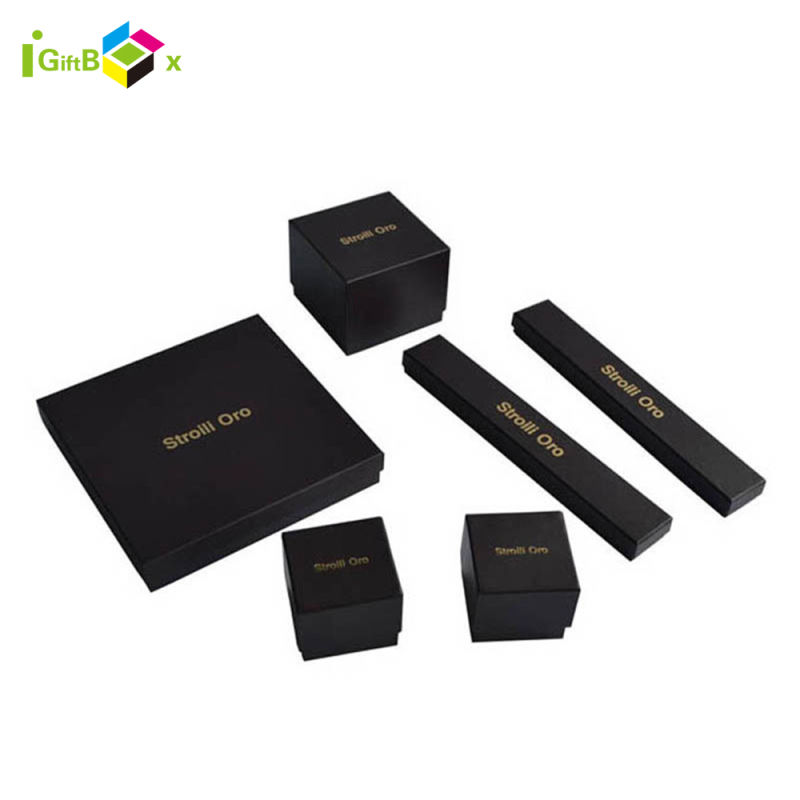Big Size Cardbaord Jewelry Packaging Set Ring Necklace Earring Paper Box Packed Display Paper Gift Jewelry Box