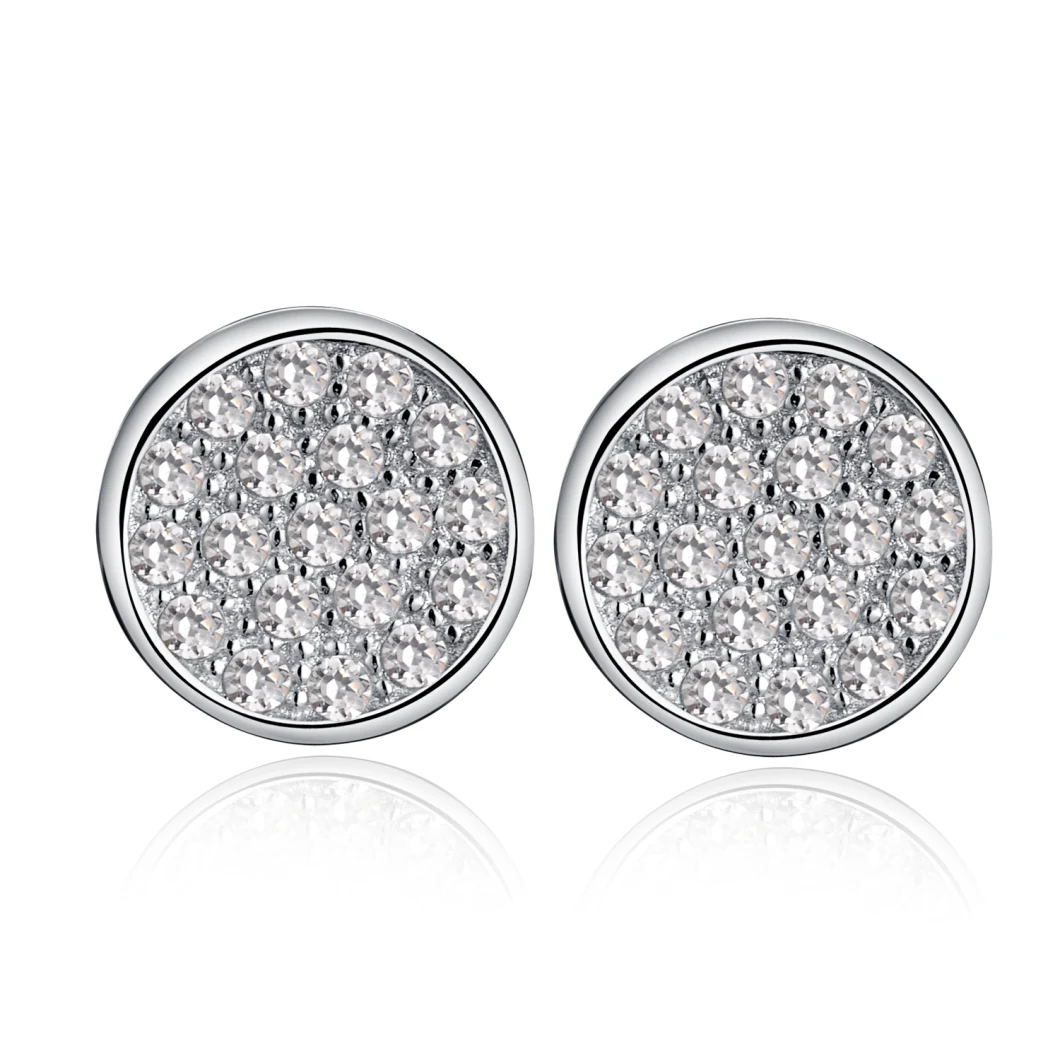Best Quality 925 Sterling Silver Stud Wedding Earrings Jewellry