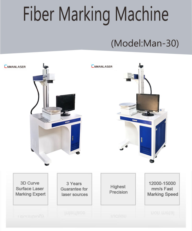 High Power and High Speed Laser Marking Machine for Gold and Silver