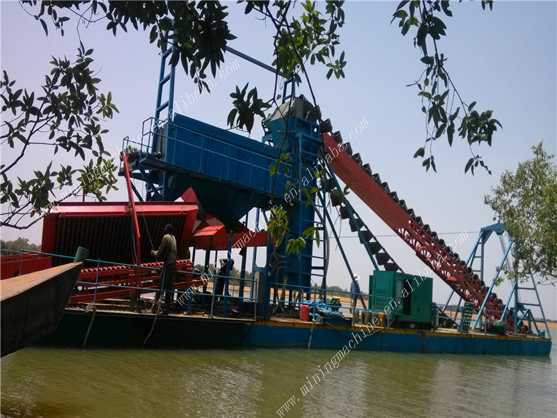 China Vessel Chain Bucket Gold Dredger for Sale