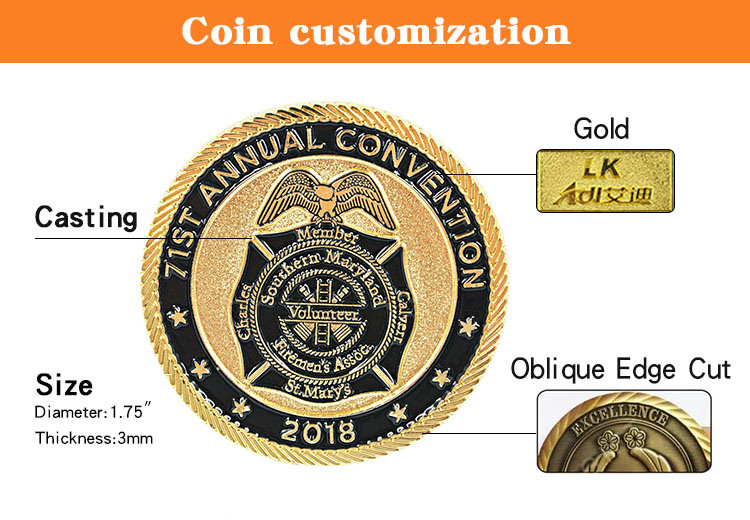 Custom Challenge Coins Stamping Metal Coins