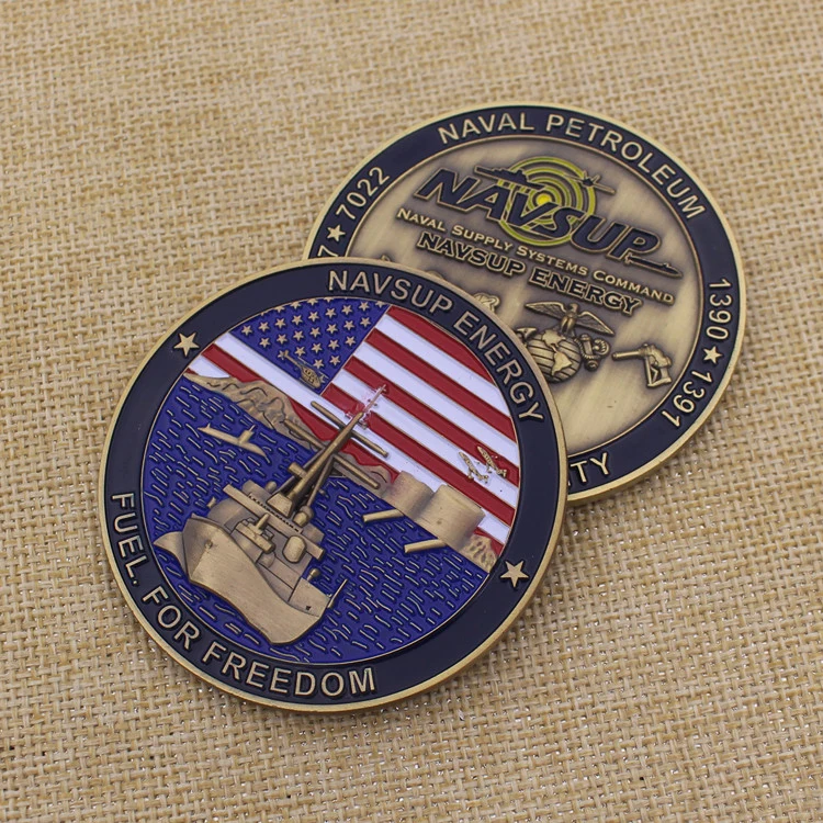 Customized Metal Crafts Commemorative 3D Army Coin/Navy Coin/Military Coin/Challenge Coin