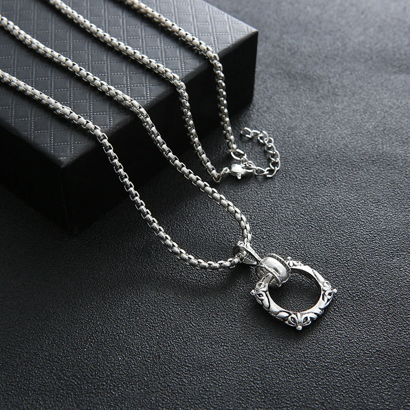 Hip-Hop Necklace Accessories Personalized Stainless Steel Pendant Accessories
