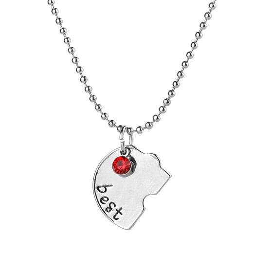 Splicing Love Lettering Lovers and Friends Necklace