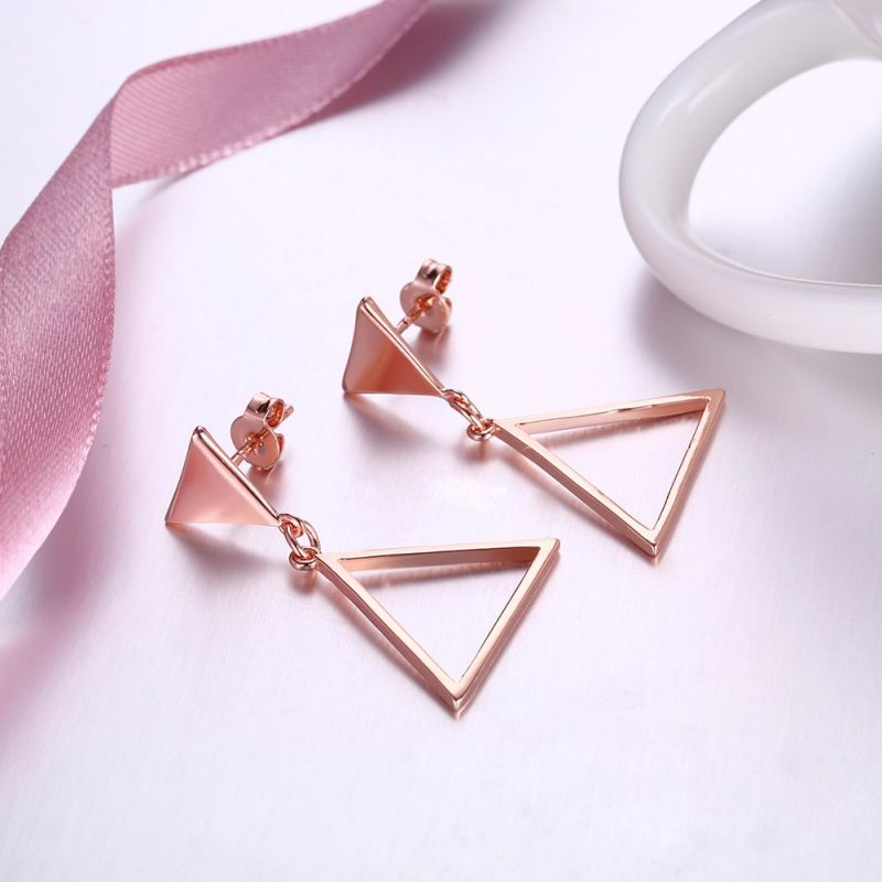 Copper Material Gold Plated Fashion Design Women Earrings Drop Hotsale