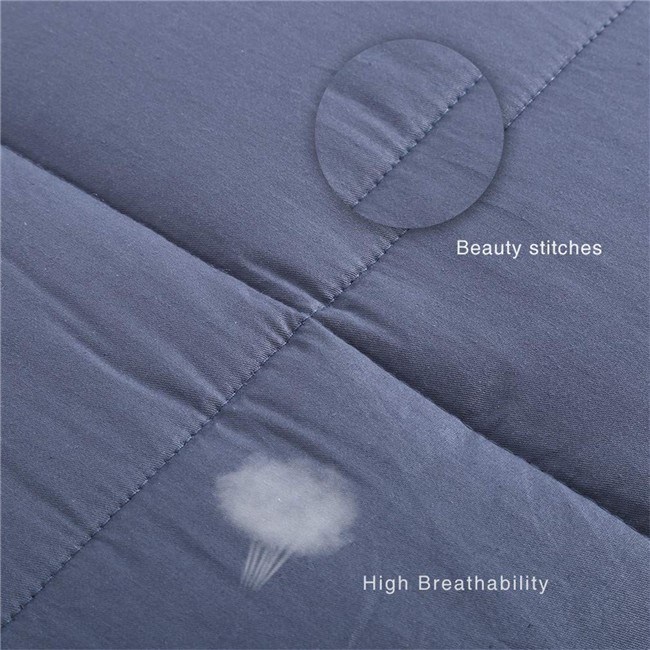 Queen Sized Bed Weighted Blanket 100% New Cotton with Glass Beads Gravity Blanket