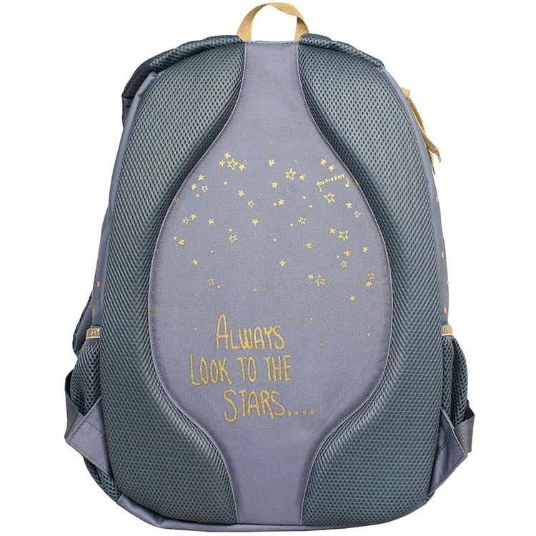 Light Weight Custom Logo Gold DOT Kids School Backpack