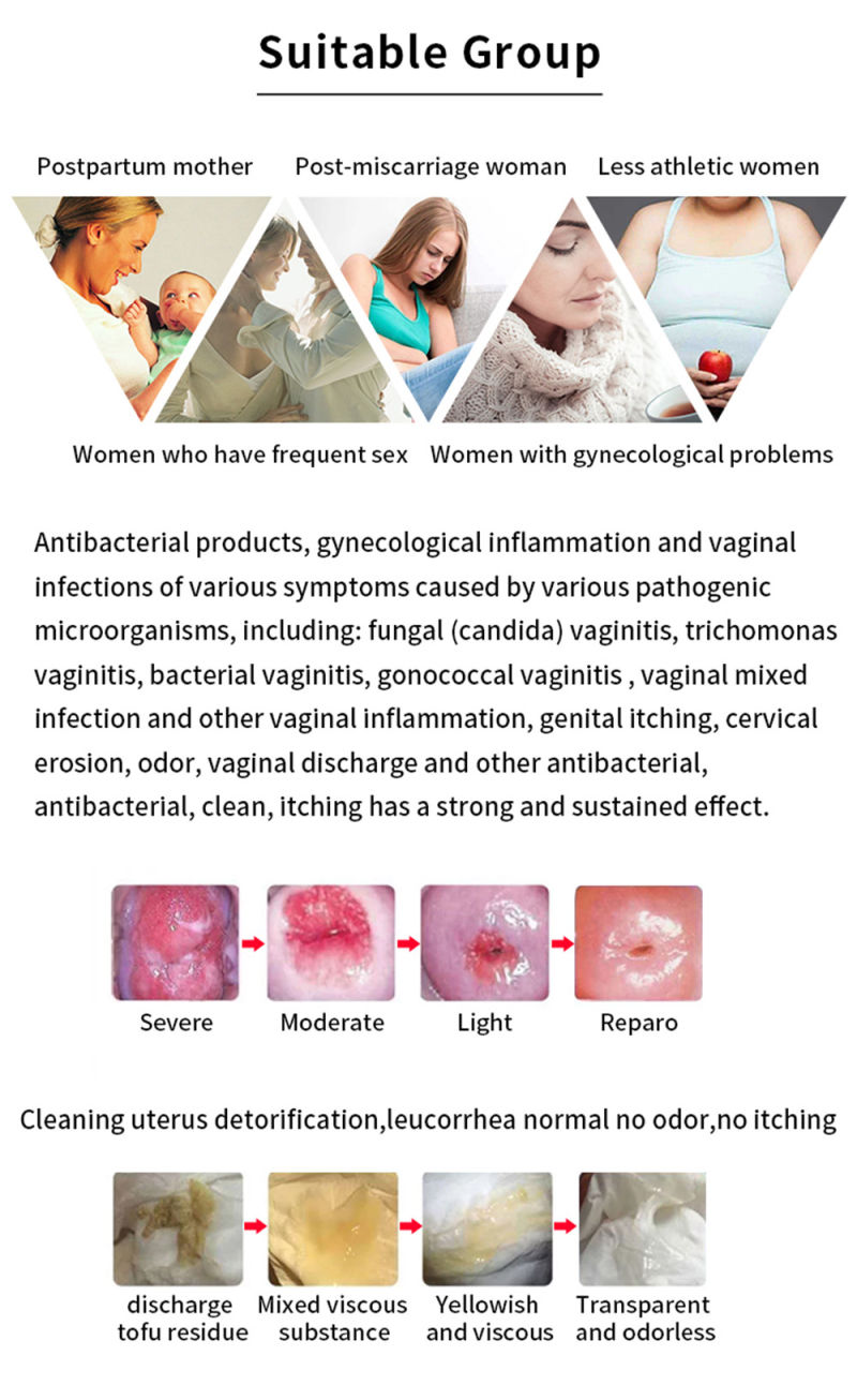Chinese Natural Herbal Clean Point Vagina Female Yoni Detox Pearls