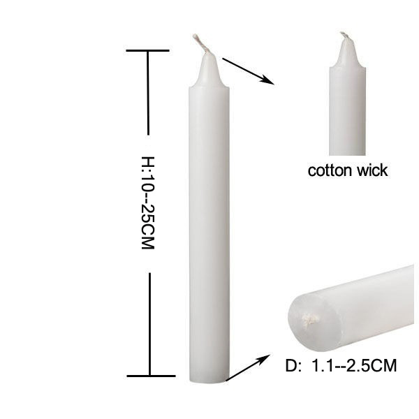 18g White Candles Made by Paraffin Wax Made in China