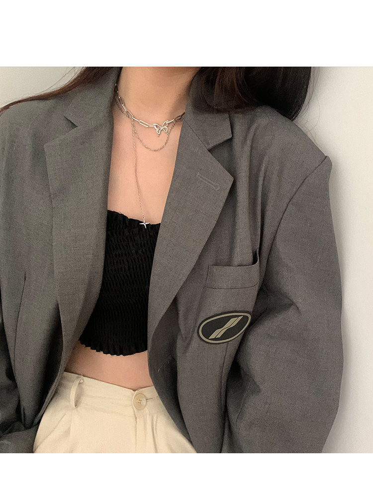 Simple Temperament Cool Female Clavicle Chain Hip Hop Necklace