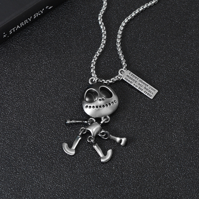 Personalized Boasted Skull Hip-Hop Pendant Necklace Hiphop Necklace
