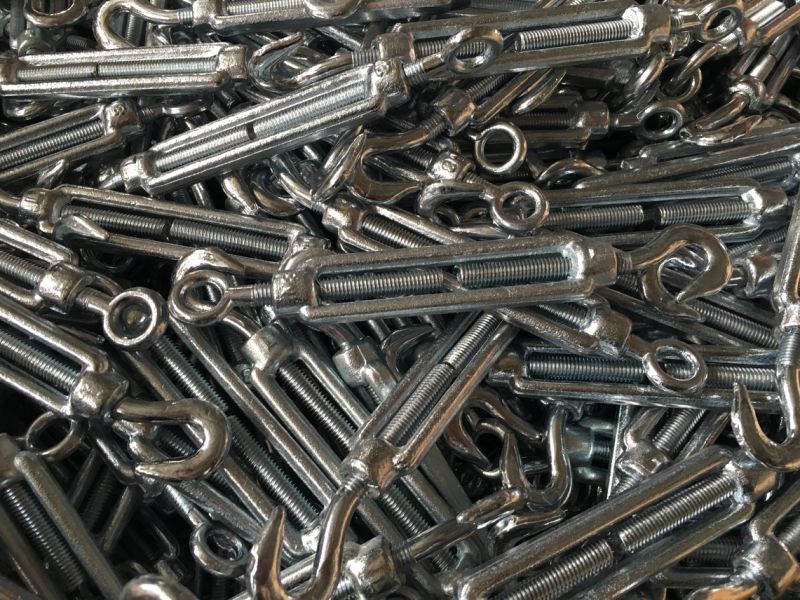 Galvanized Eye and Eye Turnbuckles with Drop Forged Body (DIN1480)