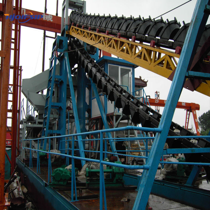 New 300m3/H Chain Bucket Gold Dredger for Sale