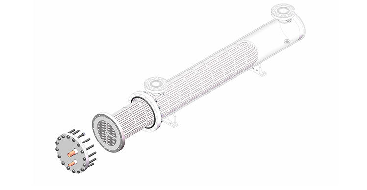 Shell and Tube Refrigeration Condenser Water Freon Condenser Water Cool