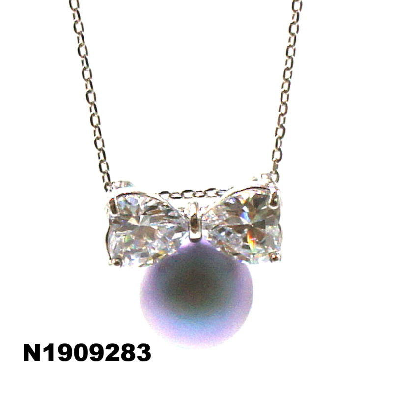 Fashion Jewelry Good Quality Silver Necklace Pearl Necklaces