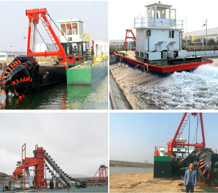 Chain Bucket Gold Dredger Used in River