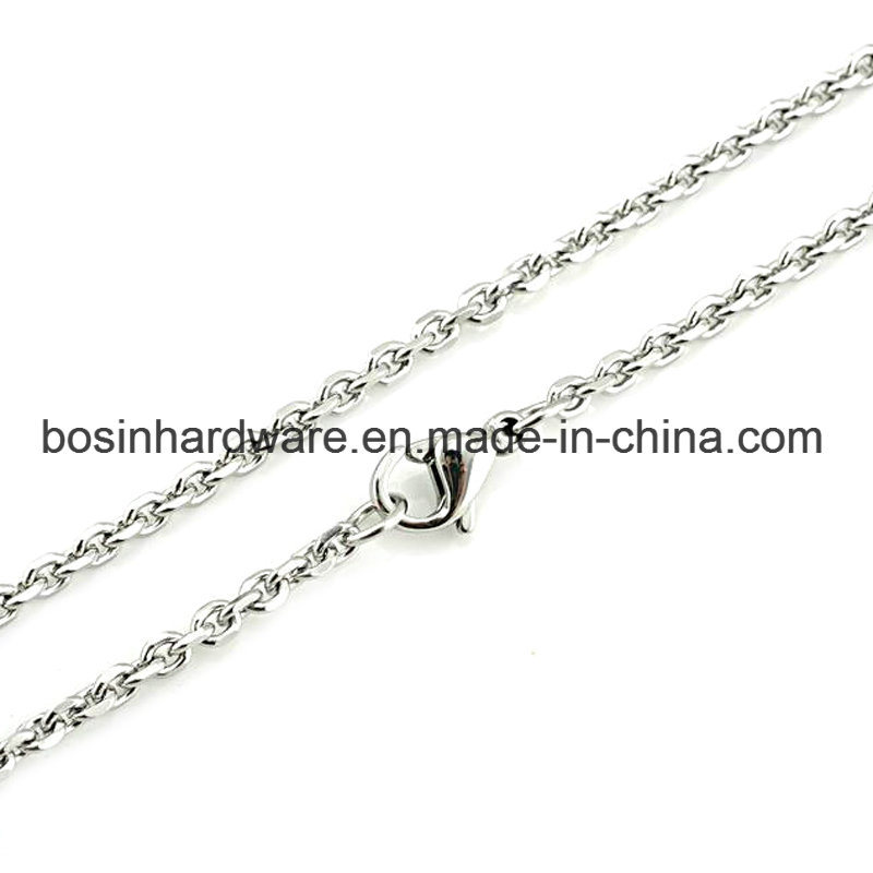 18-24" Stainless Steel Cable Chain Necklace