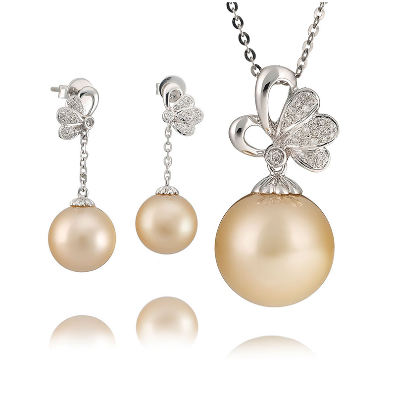 Hot Sales 925 Silver Pendants Earrings Jewelry Set