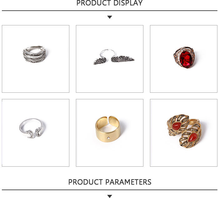 Professioanl Open Fashion Jewelry Silver Ring