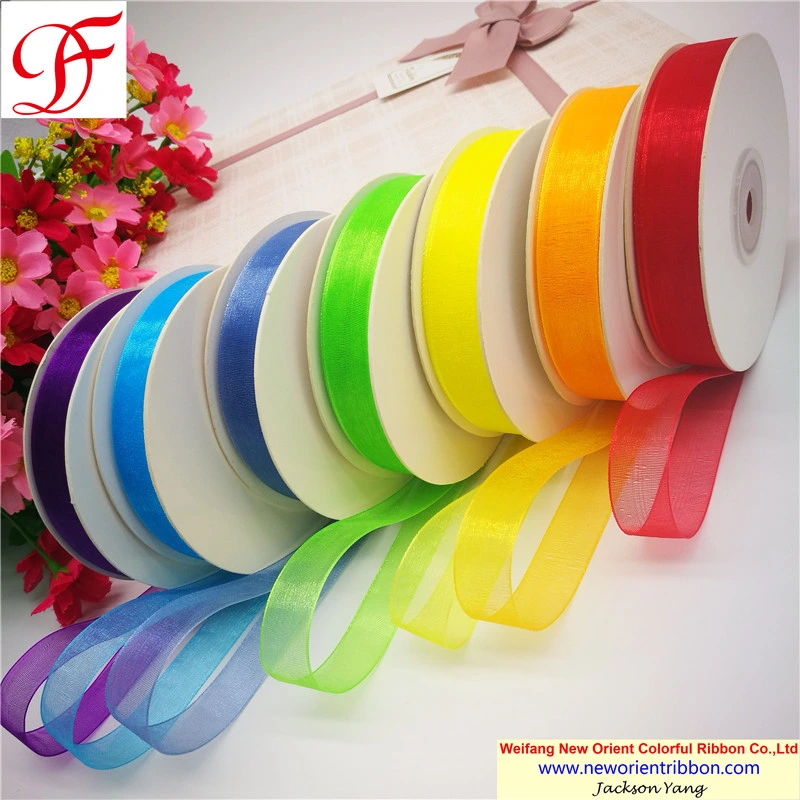 Nylon Sheer Organza Ribbon for Wedding/Accessories/Wrapping/Gift/Bows/Packing/Christmas Decoration