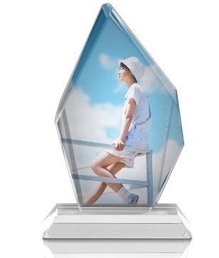 Custom 3D Photo Frames Sublimation Crystal with Heat Transfer Blanks Iceberg Crystal