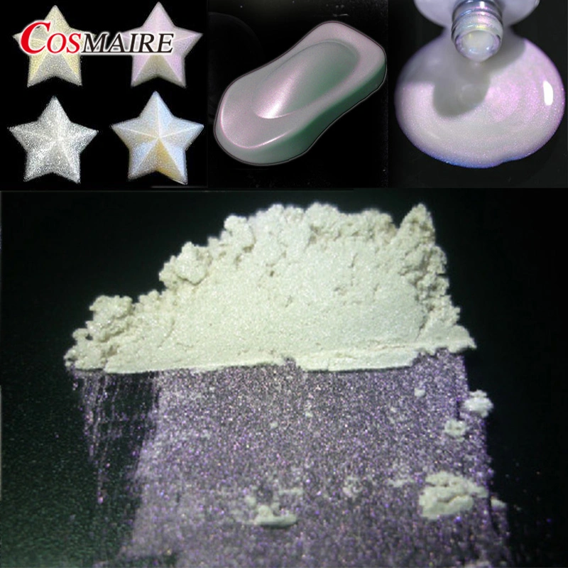 Iridescent Pearl Pigment Powder Pearl Mica Powder Ghost Pearl Interference Pigment Powder