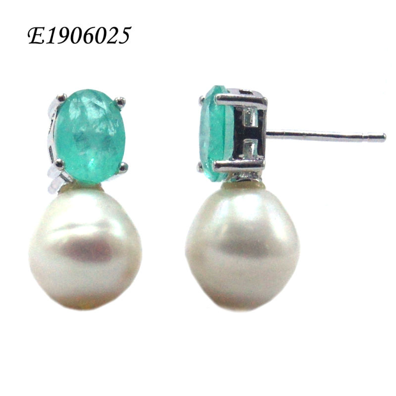 Fashion Jewelry/ Silver Brass Earring/ Women Earring