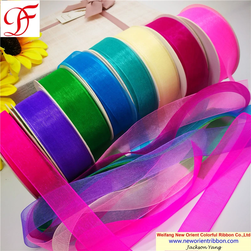 Nylon Sheer Organza Ribbon for Wedding/Accessories/Wrapping/Gift/Bows/Packing/Xmas Decoration