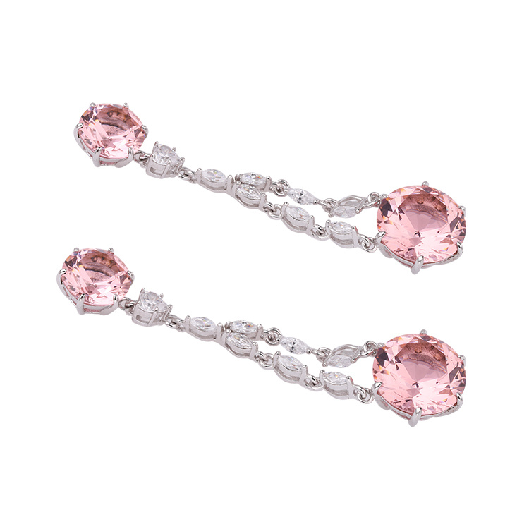 Drop Earrings Pink Blink Earrings for Women